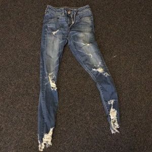 size 2 american eagle jeans